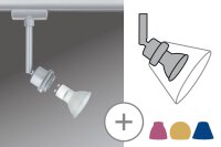 Paulmann URail Schienensystem DecoSystems LED Spot 1x3,5W GZ10 230V Chrom matt Metall