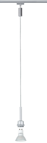 Paulmann URail Schienensystem DecoSystems LED Pendel Blanko 1x3,5W GZ10 230V Chrom matt Metall
