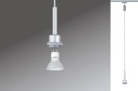 Paulmann URail Schienensystem DecoSystems LED Pendel Blanko 1x3,5W GZ10 230V Chrom matt Metall