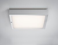 Paulmann WallCeiling Space LED-Panel RGBW 300x300mm 15,5W 230V Chrom matt Weiß Kunststoff