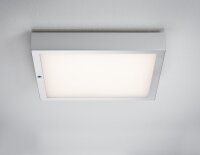 Paulmann WallCeiling Space LED-Panel RGBW 300x300mm 15,5W 230V Chrom matt Weiß Kunststoff