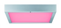 Paulmann WallCeiling Space LED-Panel RGBW 300x300mm 15,5W 230V Chrom matt Weiß Kunststoff