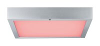 Paulmann WallCeiling Space LED-Panel RGBW 300x300mm 15,5W 230V Chrom matt Weiß Kunststoff