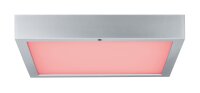 Paulmann WallCeiling Space LED-Panel RGBW 300x300mm 15,5W 230V Chrom matt Weiß Kunststoff