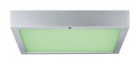 Paulmann WallCeiling Space LED-Panel RGBW 300x300mm 15,5W 230V Chrom matt Weiß Kunststoff