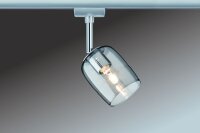 Paulmann URail Schienensystem Spot Blossom max. 1x25W G9 Chrom matt/Rauchglas 230V Metall/Glas