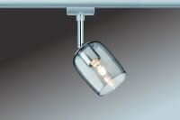 Paulmann URail Schienensystem Spot Blossom max. 1x25W G9 Chrom matt/Rauchglas 230V Metall/Glas