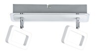 Paulmann Spotlight Frame 2x4,5W Weiß matt/Chrom...