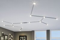 Paulmann URail Schienensystem LED Endkappe 1x5,8W Chrom matt 230V Metall dimmbar