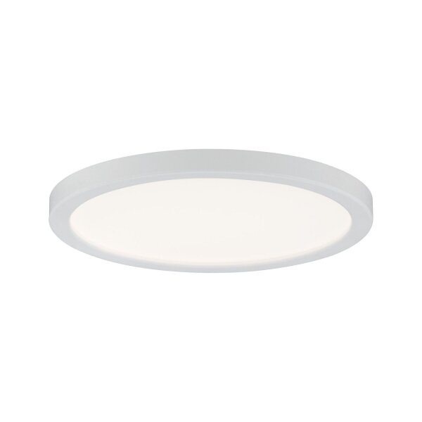 Paulmann Einbauleuchten Set Panel Areo rund dimmbar IP44 1x8W 3000K 230V 120mm Weiß matt/Kunststoff