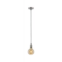 Neordic Eldar Pendelleuchte max1x20W E27 Grau/Nickel geb...