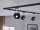 URail Spot Cube 1x8W schwarz matt/chrom 230V Metall 4000K dimmbar