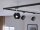 URail Spot Cube 1x8W schwarz matt/chrom 230V Metall 4000K dimmbar