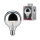 Modern Classic Edition Standard 230V LED Globe Kopfspiegel E27 G95  600lm 6,5W 2700K dimmbar Kopfspiegel Silber