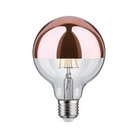 Modern Classic Edition Standard 230V LED Globe Kopfspiegel E27 G95  600lm 6,5W 2700K  Kopfspiegel Kupfer