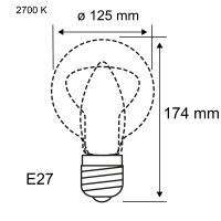 Modern Classic Edition Standard 230V LED Globe...