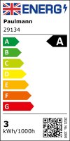 Eco-Line Filament 230V LED Tropfen E14 3er-Set 100mm 3x525lm 3x2,5W 3000K  Klar