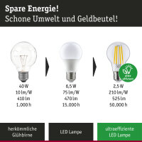 Eco-Line Filament 230V LED Tropfen E14 3er-Set 100mm 3x525lm 3x2,5W 3000K  Klar