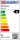 Eco-Line Filament 230V LED Tropfen E14 3er-Set 100mm 3x525lm 3x2,5W 3000K  Klar
