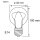 Eco-Line Filament 230V LED Tropfen E14 3er-Set 100mm 3x525lm 3x2,5W 3000K  Klar
