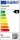 Eco-Line Filament 230V LED Tropfen E14 3er-Set 100mm 3x525lm 3x2,5W 3000K  Klar