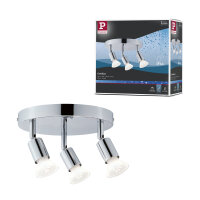 Spotlight Carolina  IP44 GU10   230V max. 3x10W dimmbar Chrom