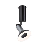 Neordic Wand-/Deckenleuchte Runa   GU10   230V max. 20W dimmbar Schwarz, Anthrazit