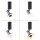 Neordic Wand-/Deckenleuchte Runa   GU10   230V max. 20W dimmbar Schwarz, Anthrazit