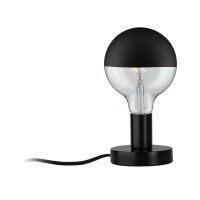 Neordic Tischleuchte Haldor E27   max. 60W Schwarz Metall