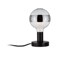 Neordic Tischleuchte Haldor E27   max. 60W Schwarz Metall