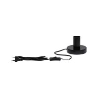 Neordic Tischleuchte Haldor E27   max. 60W Schwarz Metall