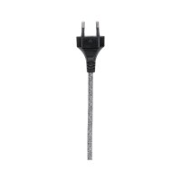 Neordic Pendelleuchte Eldar inkl. Stecker   E27   max. 20W Grau, Nickel dimmbar Metall