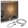 Neordic Pendelleuchte Eldar inkl. Stecker   E27   max. 20W Grau, Nickel dimmbar Metall