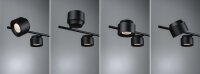 LED Pendelleuchte Smart Home Zigbee 3.0 Puric Pane Effect Effect   2700K 6x450lm / 200lm 6x6W / 3W Schwarz dimmbar