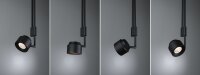 LED Pendelleuchte Smart Home Zigbee 3.0 Puric Pane 2700K 500lm 6W Schwarz dimmbar