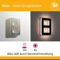 Solar LED Hausnummernleuchte inkl. wechselbarer Akku...