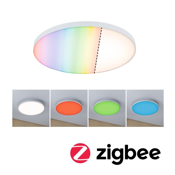 LED Panel Smart Home Zigbee 3.0 Velora  rund 400mm  22W 2000lm RGBW+ Weiß dimmbar