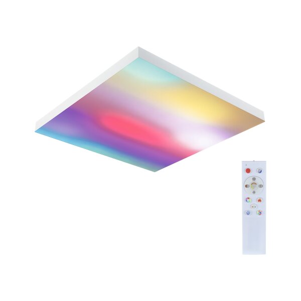 LED Panel Velora Rainbow dynamicRGBW   eckig 450x450mm  19W 1690lm RGB+ Weiß dimmbar
