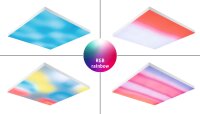LED Panel Velora Rainbow dynamicRGBW   eckig 450x450mm  19W 1690lm RGB+ Weiß dimmbar