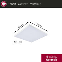 LED Panel Velora Rainbow dynamicRGBW   eckig 450x450mm...