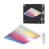 LED Panel Velora Rainbow dynamicRGBW   eckig 450x450mm  19W 1690lm RGB+ Weiß dimmbar