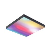 LED Panel Velora Rainbow dynamicRGBW   eckig 295x295mm  13,2W 1140lm RGB+ Schwarz dimmbar