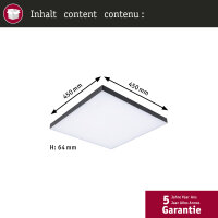 LED Panel Velora Rainbow dynamicRGBW   eckig 450x450mm...
