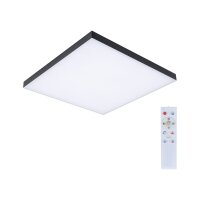 LED Panel Velora Rainbow dynamicRGBW   eckig 450x450mm  19W 1690lm RGB+ Schwarz dimmbar