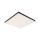 LED Panel Velora Rainbow dynamicRGBW   eckig 450x450mm  19W 1690lm RGB+ Schwarz dimmbar