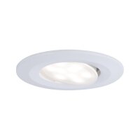 LED Einbauleuchte Calla 3er-Set schwenkbar IP65 rund 90mm 30°  5,5W 400lm 230V  White Switch Weiß