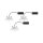 LED Einbauleuchte Calla 3er-Set schwenkbar IP65 rund 90mm 30°  5,5W 400lm 230V  White Switch Weiß