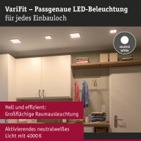 VariFit LED Einbaupanel Areo IP44 eckig 175x175mm  13W...