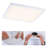 VariFit LED Einbaupanel 3-Step-Dim Areo IP44 eckig 230x230mm  16W 1400lm 3000K Weiß dimmbar