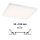 VariFit LED Einbaupanel 3-Step-Dim Areo IP44 eckig 230x230mm  16W 1400lm 3000K Weiß dimmbar